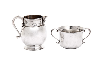 A George V sterling silver twin handled cup, Birmingham 1917 by William Hutton & Sons