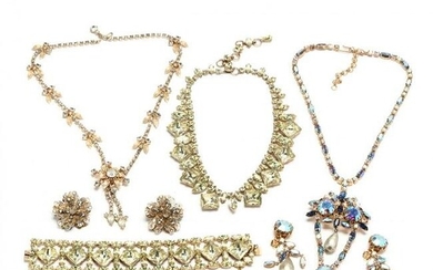 A Group of Vintage Costume Jewelry Items