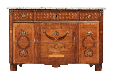 A Gustvian late 18th century commode attributed to Anders Lundelius
