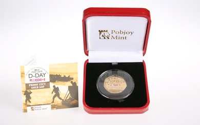 A POBJOY 22 CARAT GOLD D-DAY 75TH ANNIVERSARY FIFTY