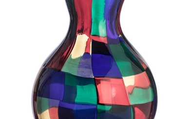 A "Pezzato" vase en verre, Murano, Fulvio Bianconi, circa 1951 (design), Venini, 1996 (finish) Verre...