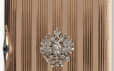 A RUSSIAN GOLD CIGARETTE CASE ST. PETERSBURG 1908
