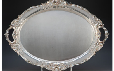 A Reed & Barton Francis I Pattern Silver Two-Handled Tray (designed 1907)