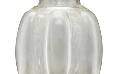 A Rene Lalique "Six Figurines et Masques" art glass