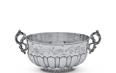 A Spanish Colonial Silver Two-Handled Bowl, Probably Guatemala, Late 18th Century