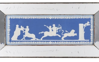 A WEDGWOOD BLUE JASPER TABLET, CIRCA 1860 - after...