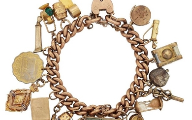A charm bracelet, the curb link bracelet...