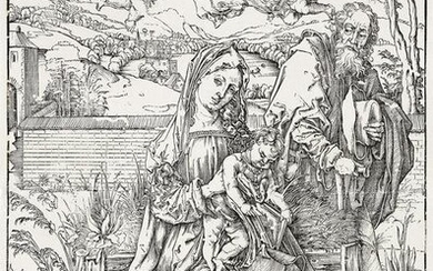 ALBRECHT DURER, The Holy Family with the Three Hares.