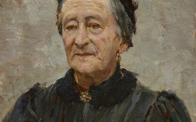ALESSANDRO MILESI Portrait of an old woman. .