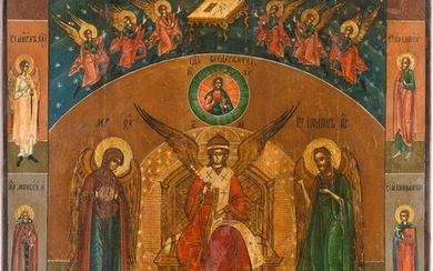 AN ICON SHOWING SOPHIA, THE WISDOM OF GOD Russian, 2nd