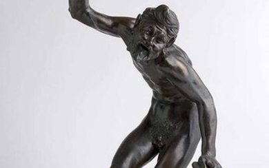 ANONYMOUS SCULPTOR - Dancing faun, about 20â€™s