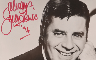 AUTOGRAPH. THE AMERICAN ACTOR, DIRECTOR M. M. JERRY LEWIS (1926-2017).