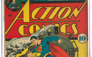 Action Comics #41 (DC, 1941) CGC VG/FN 5.0 Cream...