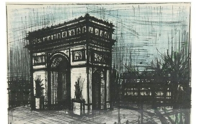 After Bernard BUFFET: "L'Arc de Triomphe" - Photo