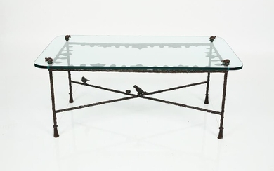 After Diego Giacometti, Bronze Coffee Table