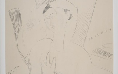 Amedeo Modigliani (After) - Mere et fille (Beata Matrex), 1959