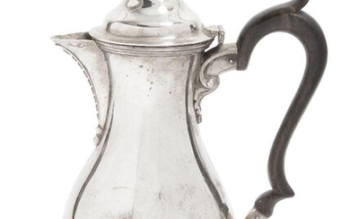 An Edwardian silver coffee pot, London, c.1901, William Hutton &...