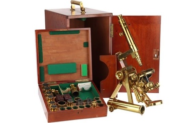 An Exceptionally Fine Powell & Lealand "No. 1" Compound Monocular/Binocular Microscope