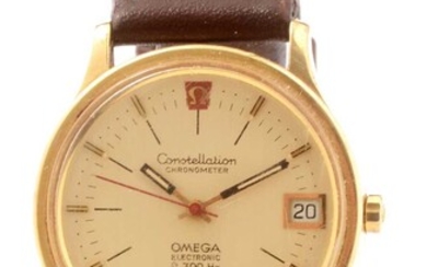 An Omega Constellation Chronometer Electronic F300Hz wristwatch