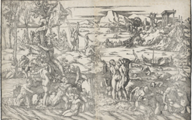Andreani, Andrea (1541 Mantua - 1623 Rom)Die Sintflut