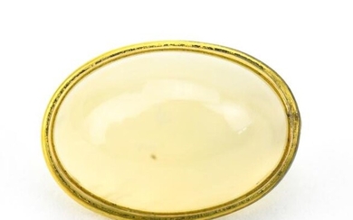 Antique 10kt Gold & Cabochon Opal Pendant