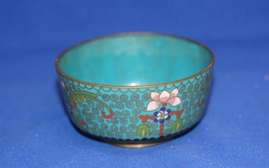 Antique Chinese Cloisonne Bowl