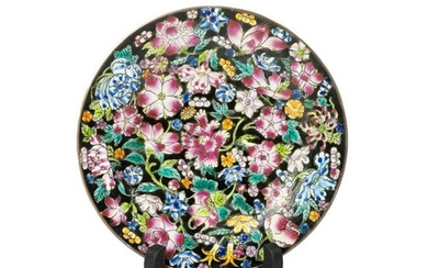 Antique Chinese Hand-Painted Porcelain Plate