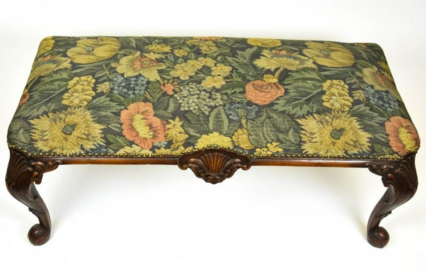 Antique French Country Provencal Style Bench