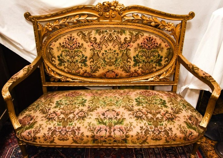 Antique Louis XVI Style Settee