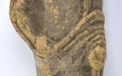 Antique Roman / Etruscan Pottery Partial Statue
