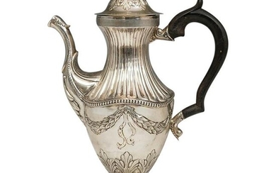 Antique Sterling Silver Empire Style Coffee Pot