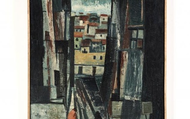 Antonio Llanque Huanca (South American, 20th Century), City Scene