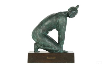 Armando Amaya b.1935 Modern Bronze Figural Statue