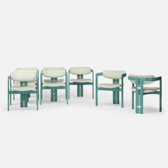 Augusto Savini, Pamplona dining chairs, set of eight