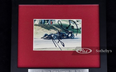 Ayrton Senna Signed Photograph