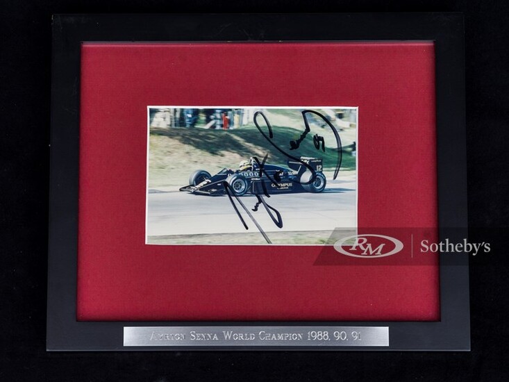 Ayrton Senna Signed Photograph