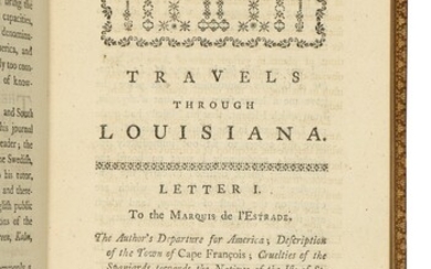 BOSSU, JEAN BERNARD | Travels Through That Part of North America Formerly Called Louisiana. London: T. Davies, 1771