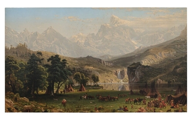 Bierstadt, Albert | A Western paradise sumptuously depicted