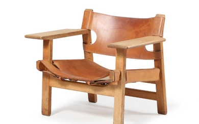 Børge Mogensen (b. Aalborg 1914, d. Gentofte 1972) “The Spanish Chair”. An...