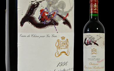 Bottle Vintage Chateau Mouton Rothschild Pauillac 1996, 1er Grand Cru...