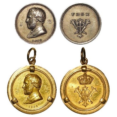 British Commemorative Medalets (2): Commissioned by Queen Vi...