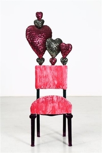 CARLA TOLOMEO Heart chair.