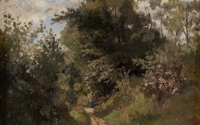 Camille Pissarro Sentier dans un sous-bois (Path through the Undergrowth)