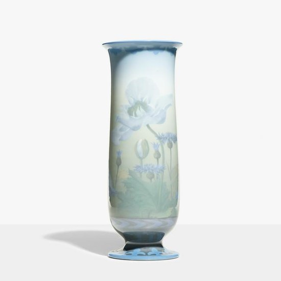 Carl Schmidt, Ivory Jewel Porcelain vase