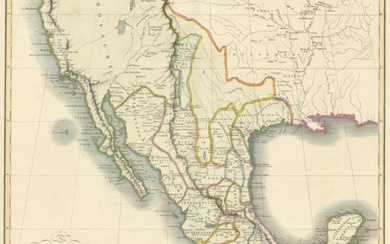 "Carte Geographique, Statistique et Historique du Mexique", Buchon, Jean Alexandre