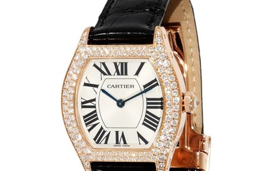 Cartier Tortue WA503751 Womens Watch in 18kt Rose Gold