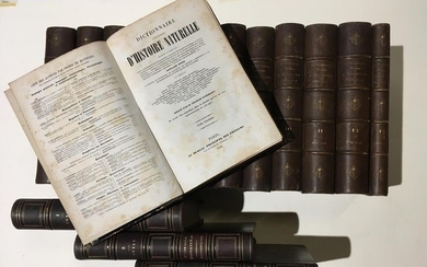 Charles D'ORBIGNY, Dictionnaire universel d'Histoire naturelle. Editions Renard...