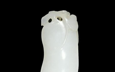 Chinese Jade Gourd Toggle, 18-19th Century