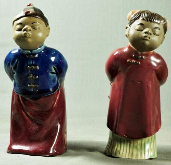 Chinese Porcelain Brother And Sister