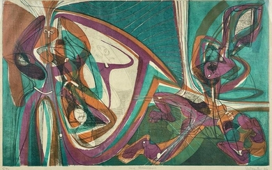 "Cing Personnages" by Stanley William Hayter
